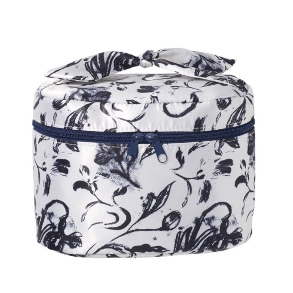 Brand new White & Blue Floral Makeup Bag